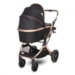 Комбинирана количка 3 в 1 Lorelli - Glory, Opaline Grey