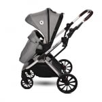 Бебешка количка 2 в 1 Lorelli - Glory, Black Diamond