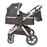 Комбинирана количка Lorelli - Viola Set, Black Diamonds