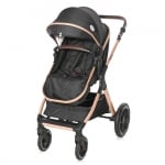 Комбинирана количка Lorelli - Viola Set, Black Diamonds