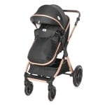 Комбинирана количка Lorelli - Viola Set, Black Diamonds