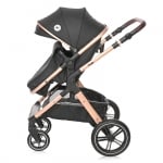 Комбинирана количка Lorelli - Viola Set, Black Diamonds