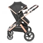 Комбинирана количка Lorelli - Viola Set, Black Diamonds
