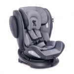 Столче за кола Lorelli - Aviator SPS IsoFix, 360°, Black & Light Grey
