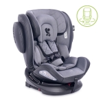 Столче за кола Lorelli - Aviator SPS IsoFix, 360°, Black & Light Grey