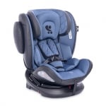 Столче за кола Lorelli - Aviator SPS IsoFix, 360°, Black & Light Grey