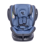 Столче за кола Lorelli - Aviator SPS IsoFix, 360°, Black & Light Grey