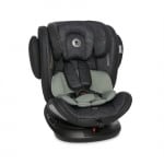 Столче за кола Lorelli - Aviator SPS IsoFix, 360°, Black & Light Grey