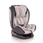 Столче за кола Lorelli - Nebula, 360°, IsoFix, 0-36 kg, Grey Crowns