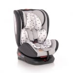 Столче за кола Lorelli - Nebula, 360°, IsoFix, 0-36 kg, Grey Crowns