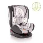 Столче за кола Lorelli - Nebula, 360°, IsoFix, 0-36 kg, Grey Crowns