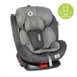Столче за кола Lorelli - Lynx IsoFix, 0-36 kg, Black & Lemon Curry