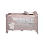 Бебешка кошара на 2 нива Lorelli - Moonlight, Beige Rose Rabbits