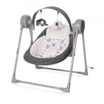 Електрическа люлка Lorelli - Twinkle, Grey Rhino