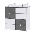 Шкаф Lorelli - New, White/Vintage grey