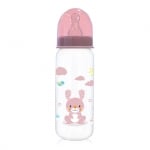 Бебешко шише Lorelli - Baby Care, Simple, 250 ml, Blush Pink
