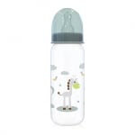 Бебешко шише Lorelli - Baby Care, Simple, 250 ml, Blush Pink