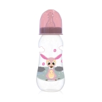 Бебешко шише Lorelli - Baby Care, 250 ml, Blush Pink