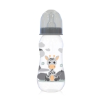 Бебешко шише Lorelli - Baby Care, 250 ml, Icy Grey