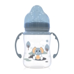 Шише с широко гърло и дръжки Lorelli - Animals, 250 ml, Moonli 