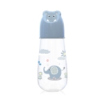 Бебешко шише с релефна капачка Lorelli - Baby Care, Animals, 125 ml, Blush Pink