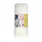Бебешко одеяло Lorelli - Полар, 75 х 100 cm, White