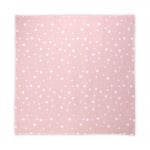 Памучна пелена Lorelli - 80 х 80 cm, розови звезди