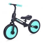 Колело за баланс Lorelli - Runner 2 в 1, Black & Turquoise