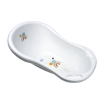 Бебешка вана с оттичане Lorelli - Rainbow, 84 сm, White