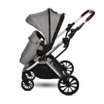 Бебешка количка 2 в 1 Lorelli - Glory, Black Diamond