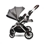 Бебешка количка 2 в 1 Lorelli - Glory, Black Diamond
