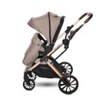 Бебешка количка 2 в 1 Lorelli - Glory, Black Diamond