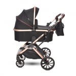 Бебешка количка 2 в 1 Lorelli - Glory, Black Diamond