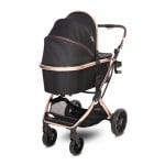 Бебешка количка 2 в 1 Lorelli - Glory, Black Diamond