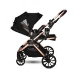 Бебешка количка 2 в 1 Lorelli - Glory, Black Diamond