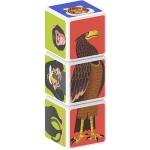 Магнитен конструктор Geomag - Magicube, Животни, 3 части