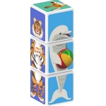 Магнитен конструктор Geomag - Magicube, Животни, 3 части