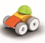 Магнитен конструктор Geomag - Magicube, Колички, 10 части