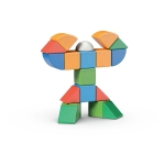 Магнитен конструктор Geomag - Magicube, Малък свят, 25 части