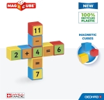 Магнитен конструктор Geomag - Magicube, Математика, 61 части