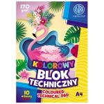 Техническо блокче Astra - Фламинго, А4, 10 листа