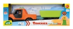 Детска играчка Lena Truckies - Пикап с лодка и ремарке, 35 сm