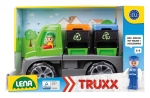 Детска играчка Lena Truxx - Камион за рециклиране, С фигурка, 28 сm