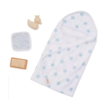 Комплект аксесоари за кукла Battat - Lulla Baby, Халат за баня, Момче