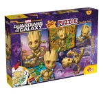 Двулицев пъзел Lisciani - Guardians of the Galaxy, Грут, 250 части