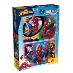 Двулицев пъзел Lisciani - Spiderman, 2 x 60 части