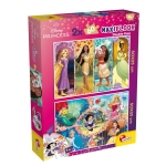 Двулицев пъзел Lisciani - Disney Princess, 2 x 60 части
