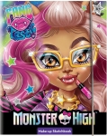 Творчески комплект Lisciani - Monster High, Модна папка за гримиране