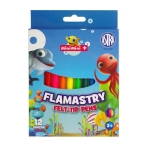 Комплект флумастери Astra - Mini Mini, 12 цвята