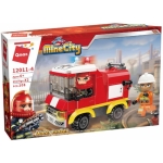 Конструктор Qman - MineCity, Пожарна водоноска, 208 части